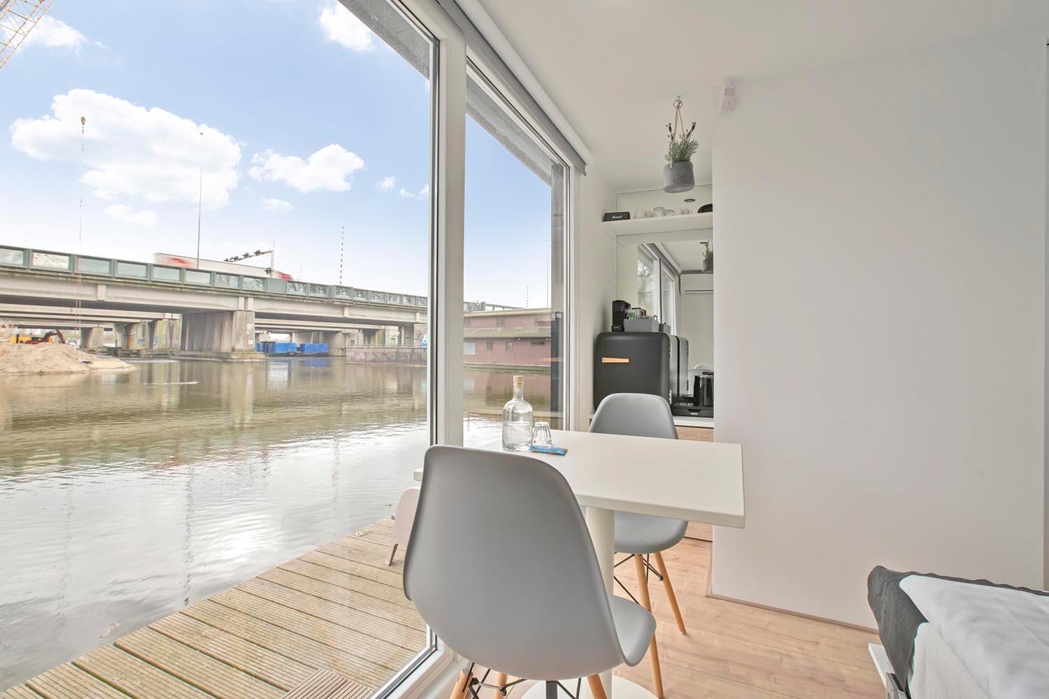 Houseboat The New Lake - Nieuwe Meer Amsterdam Exteriör bild